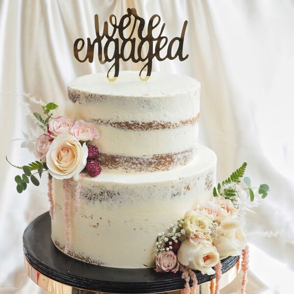 Unconditional Love Cake | Engagement Cake